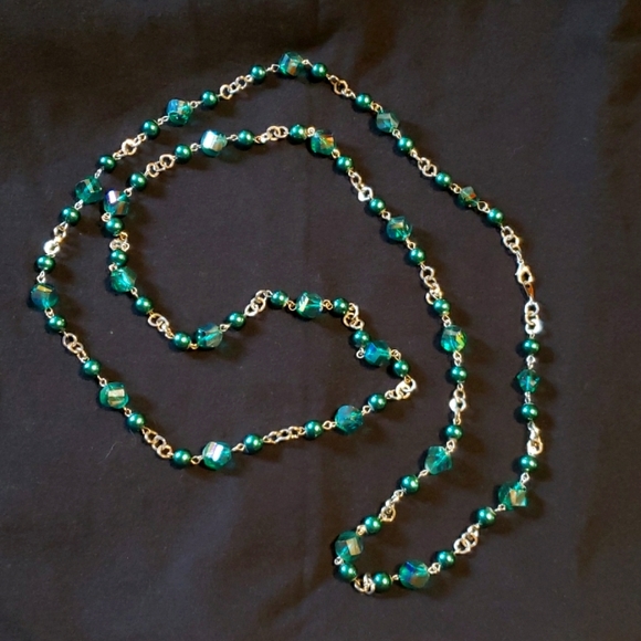 Necklace, long, costume jewellery, so pretty! - Picture 1 of 3